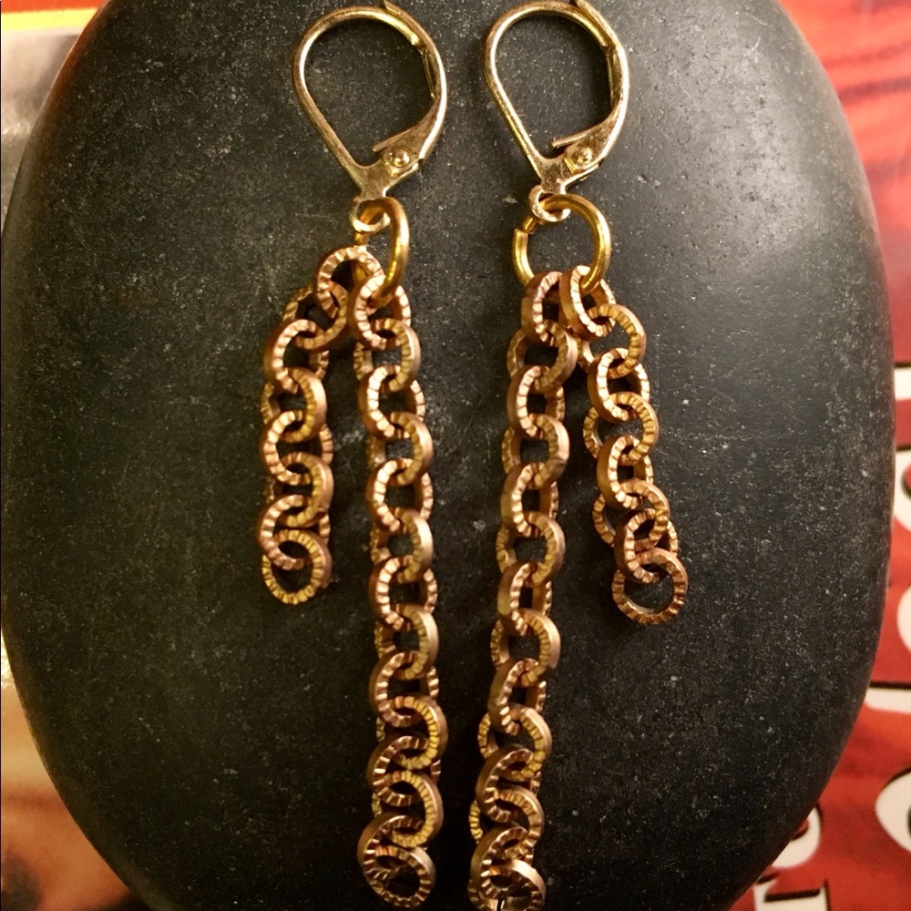 Simple chain link earrings